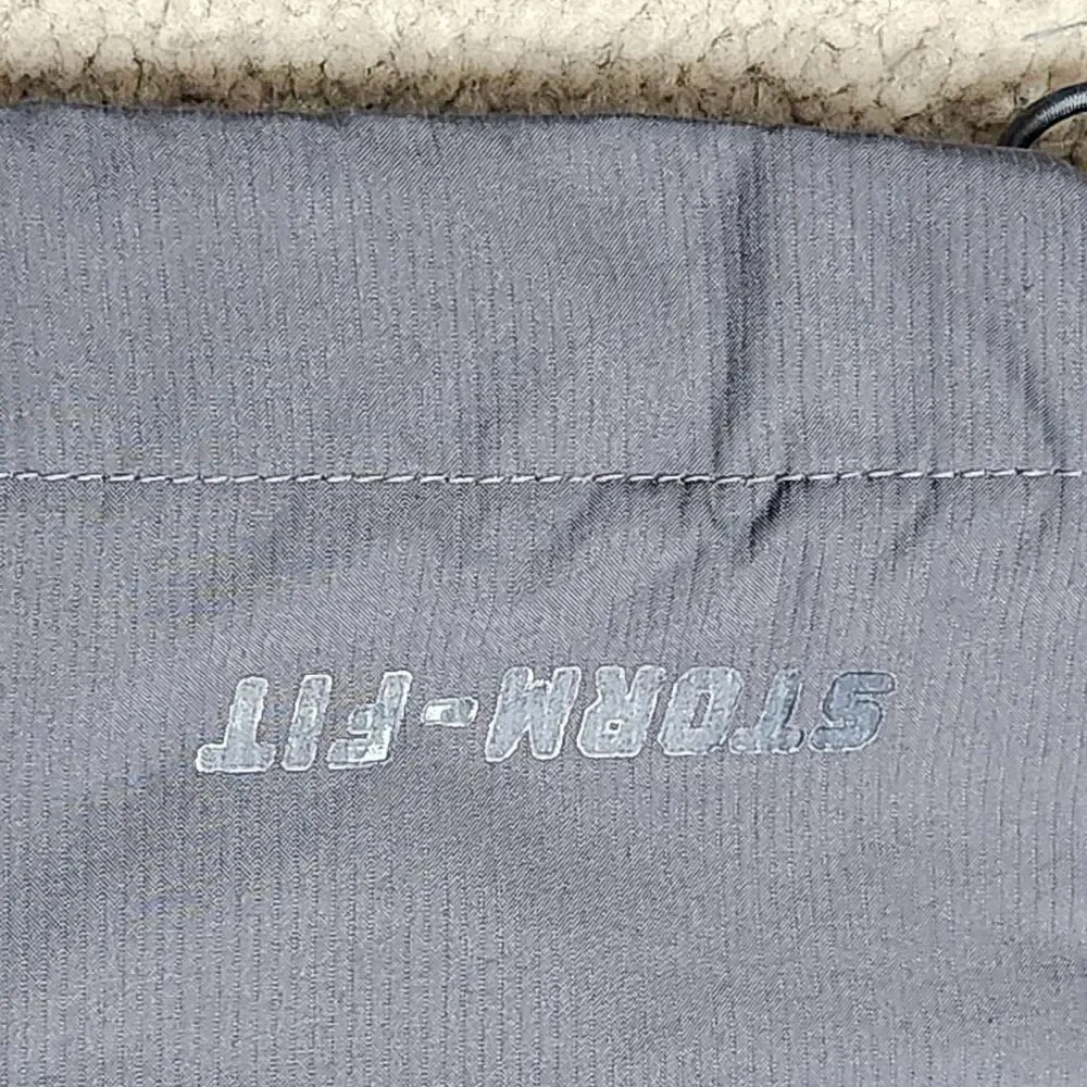 Nike Storm-FIT Jacket Mens XL Gray Red 1/4 Zip Wauwatosa Windbreaker 359725-256